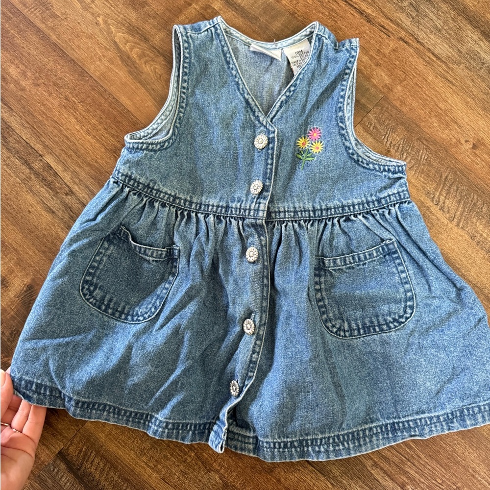 Gorgeous vintage denim dress